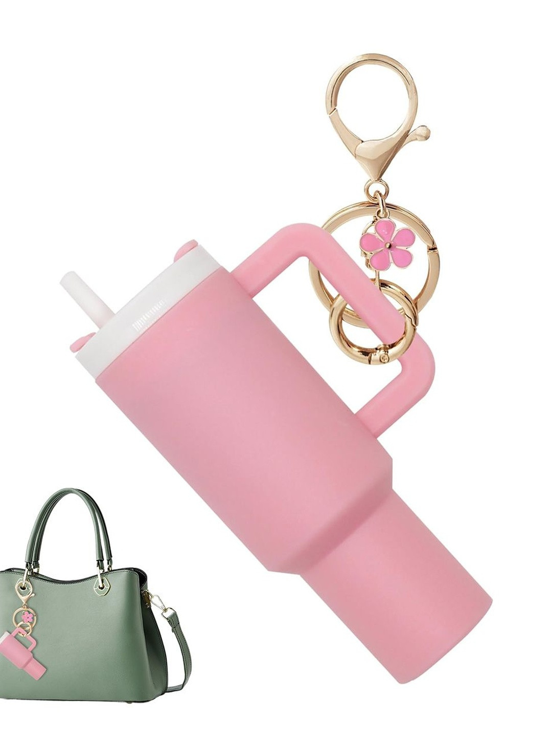 HASTHIP Women Metal Lobster Buckle Key Chain