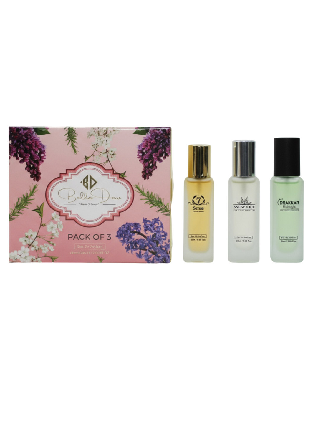 Belledew Set Of 3 Long Lasting Eau De Parfum - 20 ml Each