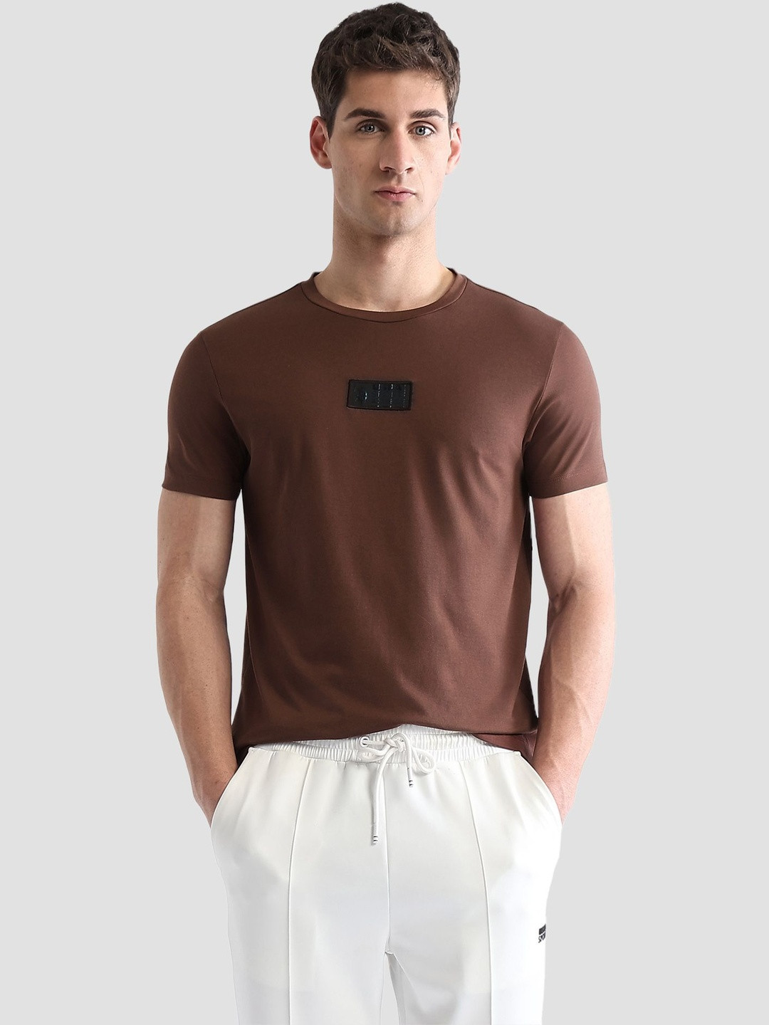 USPA Sport Men Brand Logo T-shirt