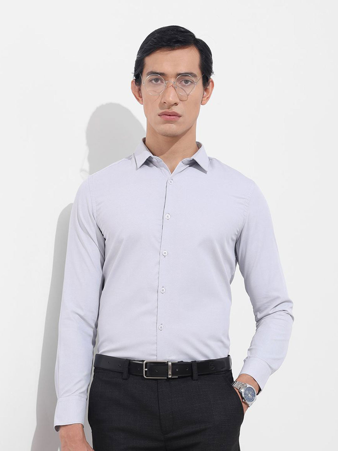The Indian Garage Co. X Luxe Men Slim Fit Formal Shirt