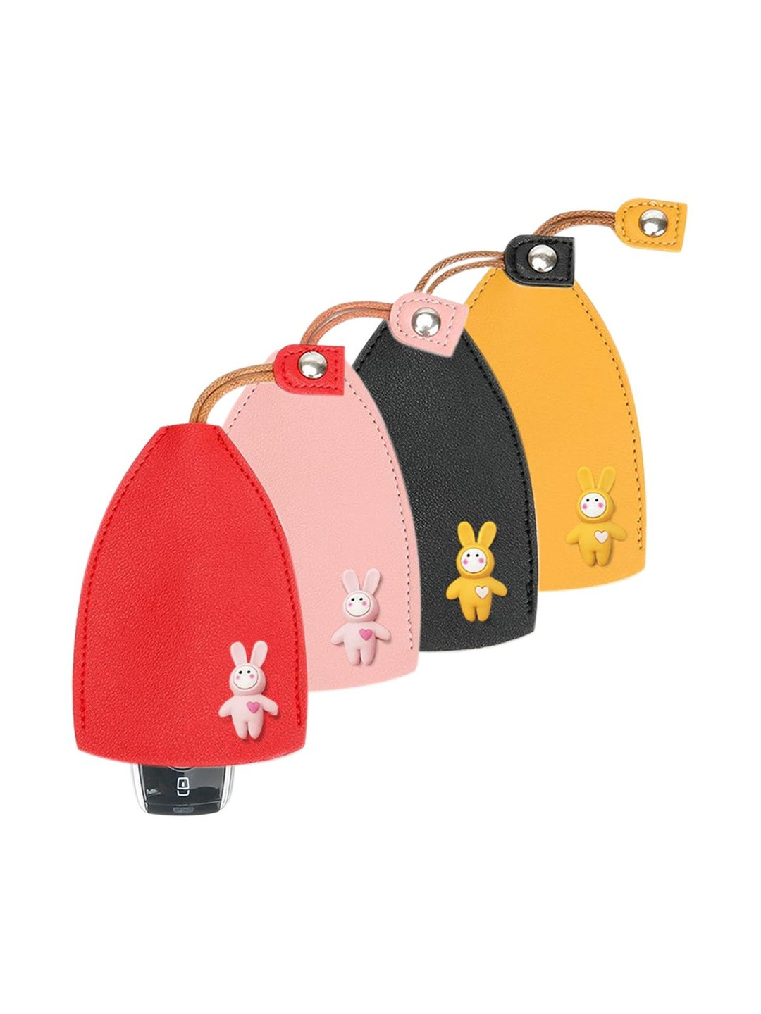 PATPAT Unisex Pack Of 4 Car Key Holders