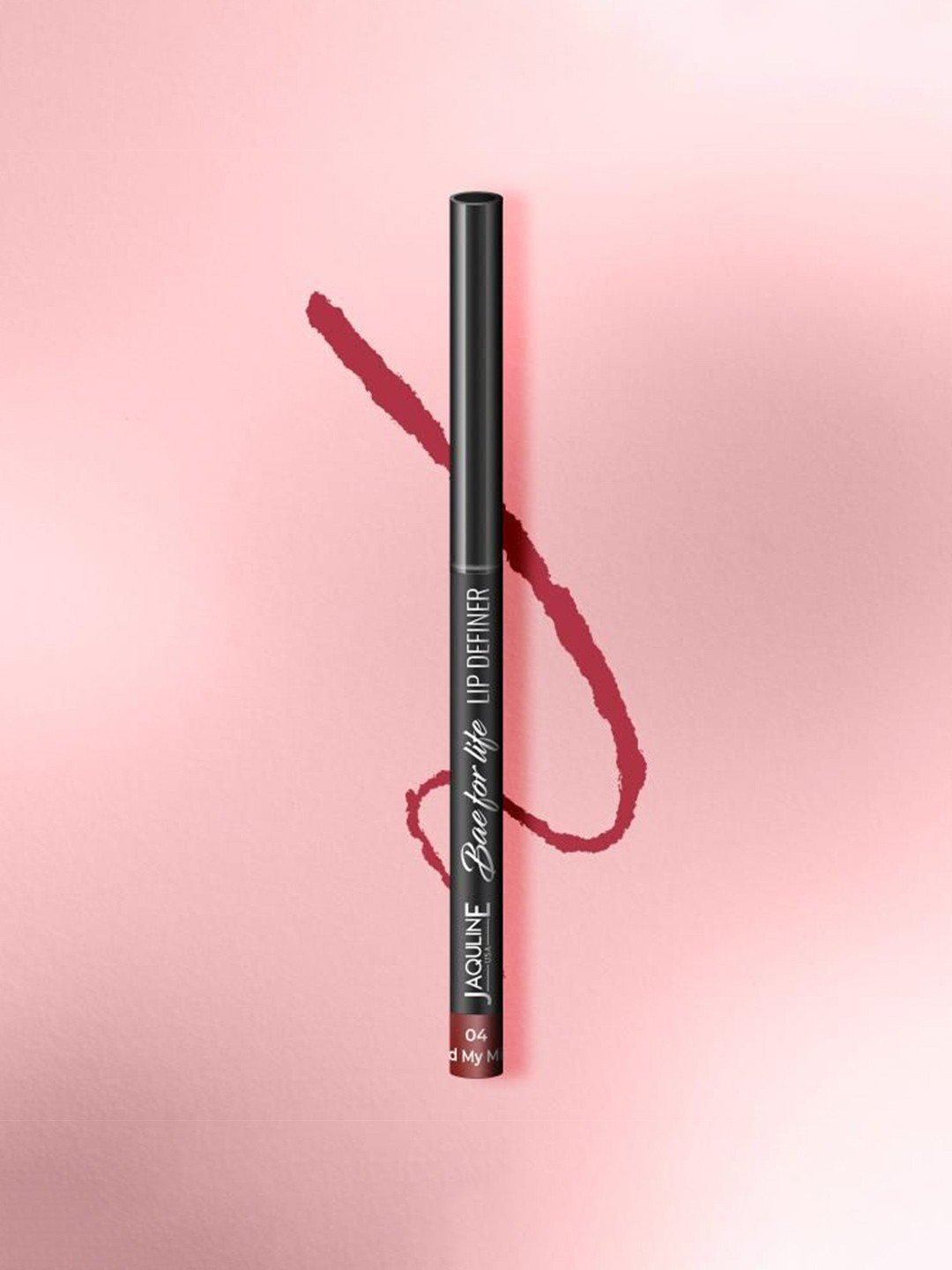 Jaquline USA Bae For Life Lip Definer With Jojoba Oil - 0.3 g - Red My Mind 04
