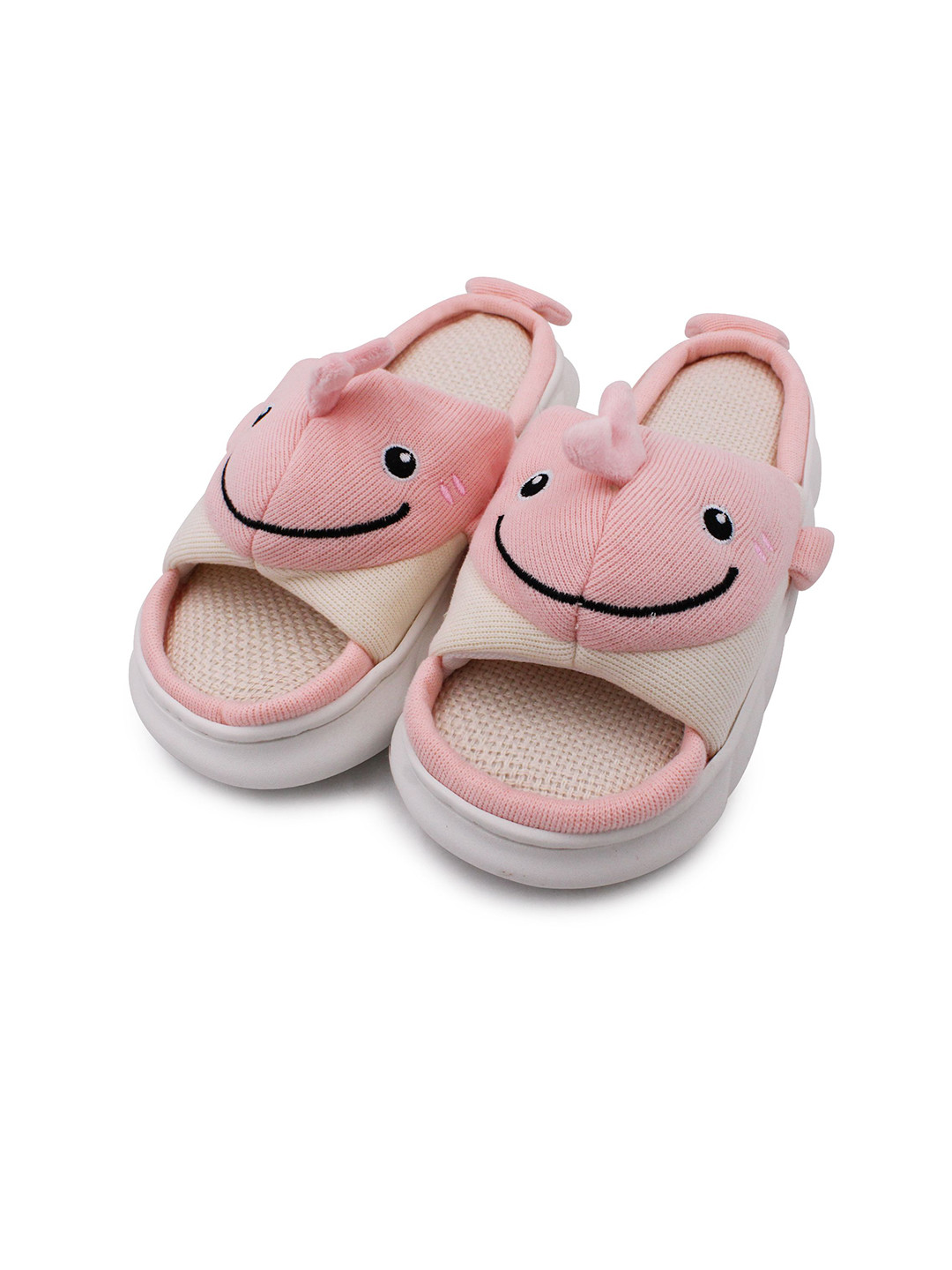 Vritraz Women Self Design Fur Room Slippers