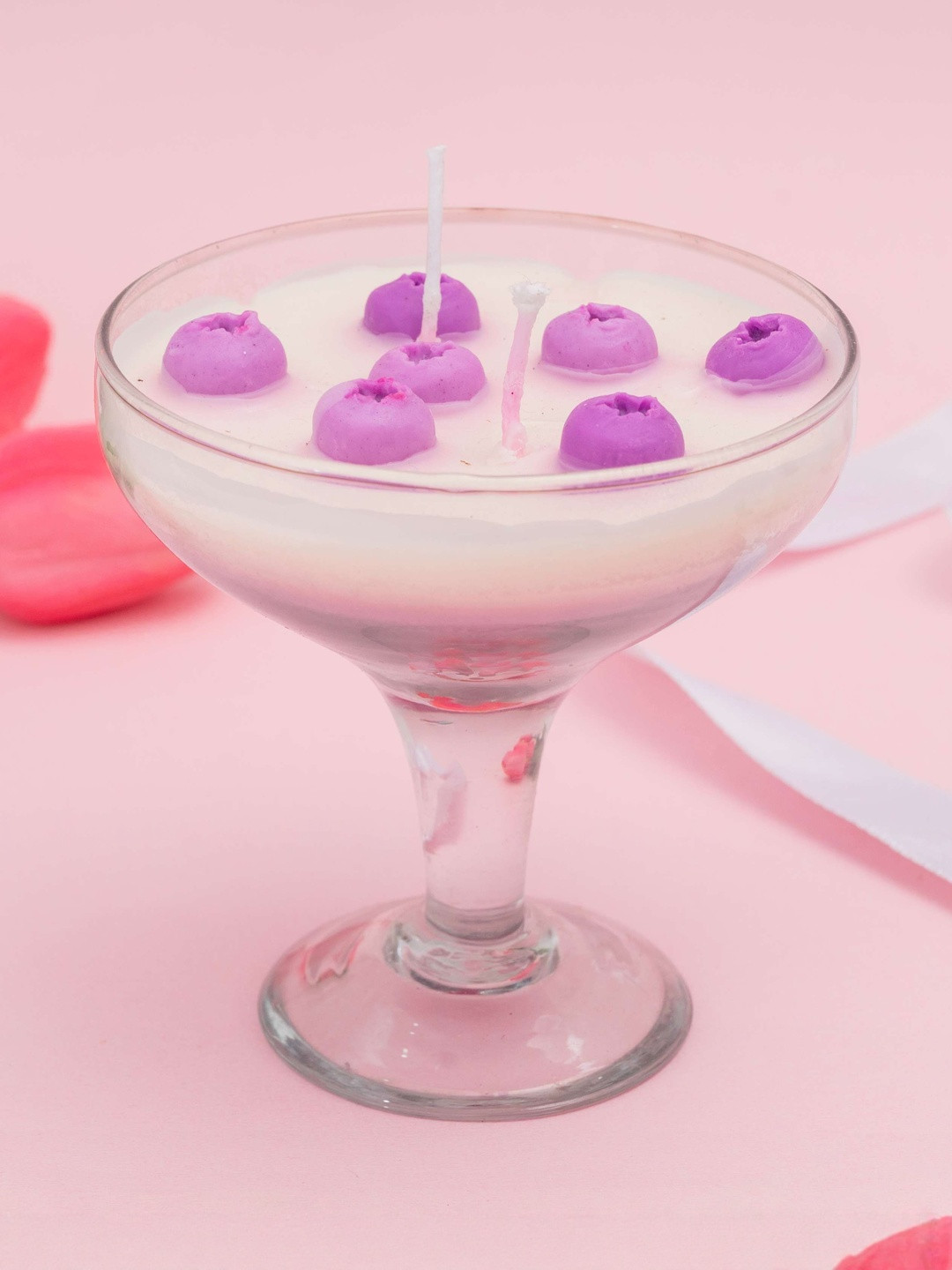 gabrunaari Purple Blueberry Martini Candle