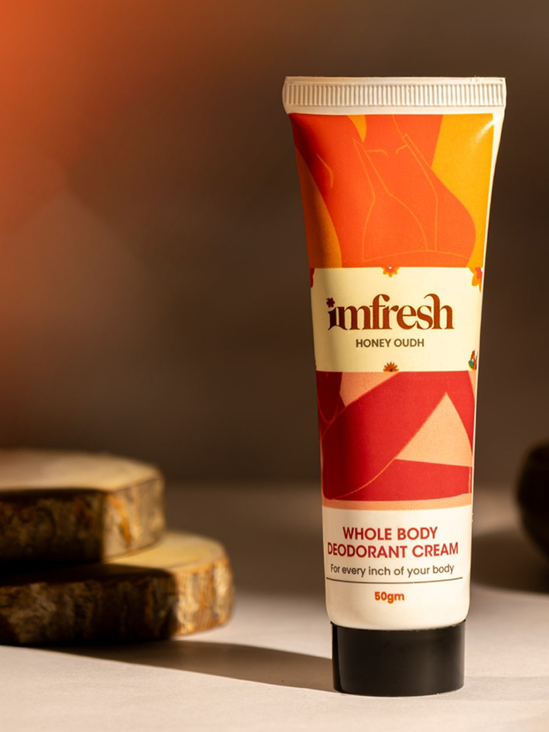 imfresh Honey Oudh Body Deodorant Cream For Intimate Areas - 50 g