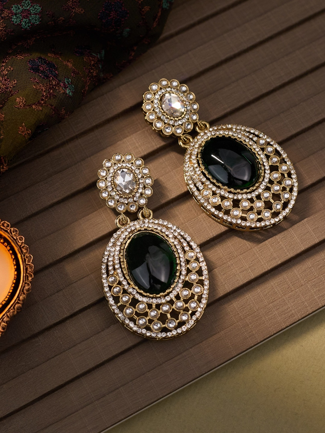 zarmar fashion Oval Drop Earrings