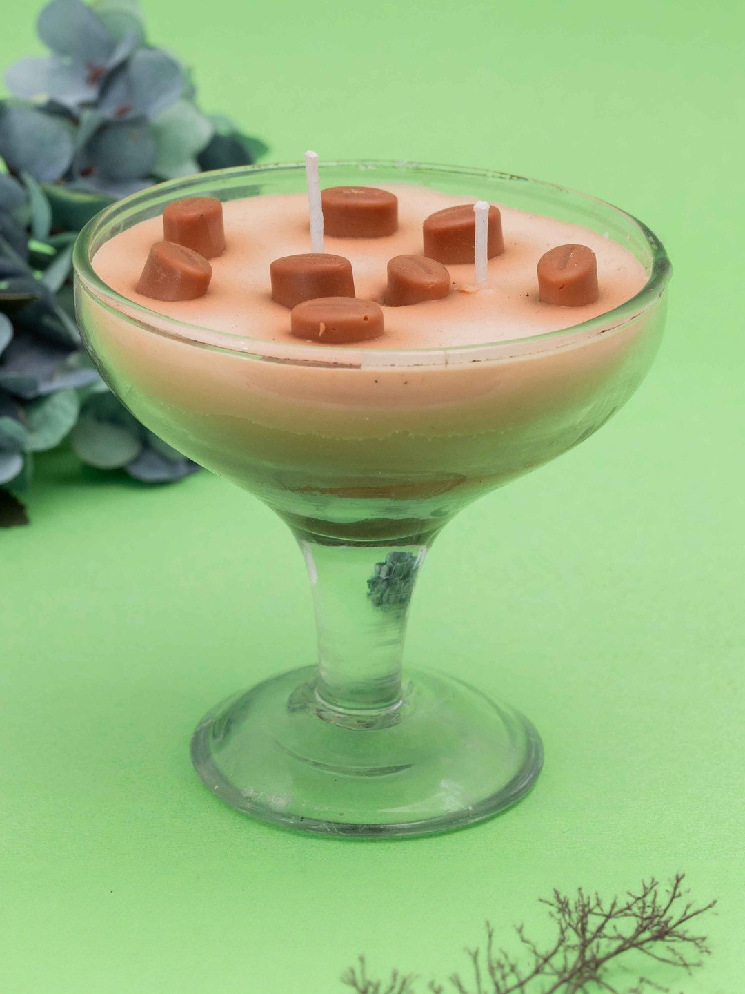 gabrunaari White & Brown Coffee Martini Candle