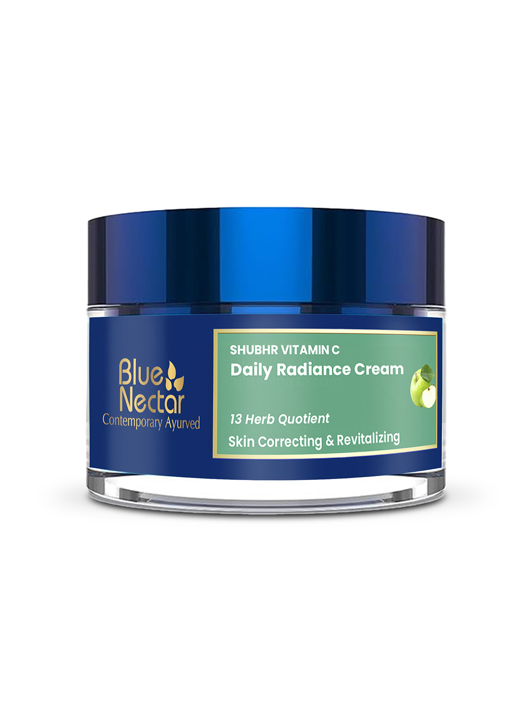 Blue Nectar Natural Vitamin C Face Cream for Glowing Skin & Dark Spot Removal - 50g