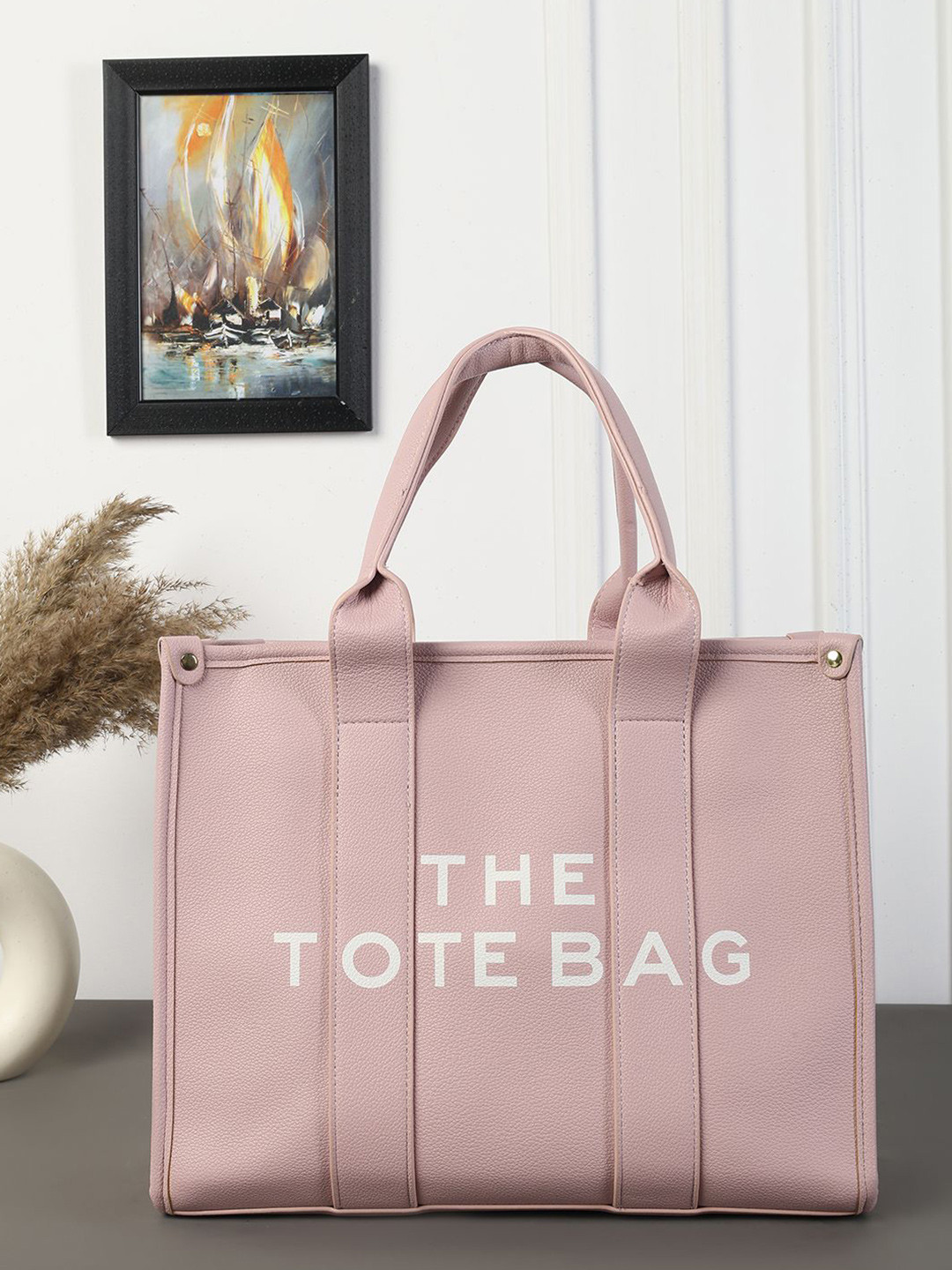 MAGRE Structured Handheld Bag with Cut Work
