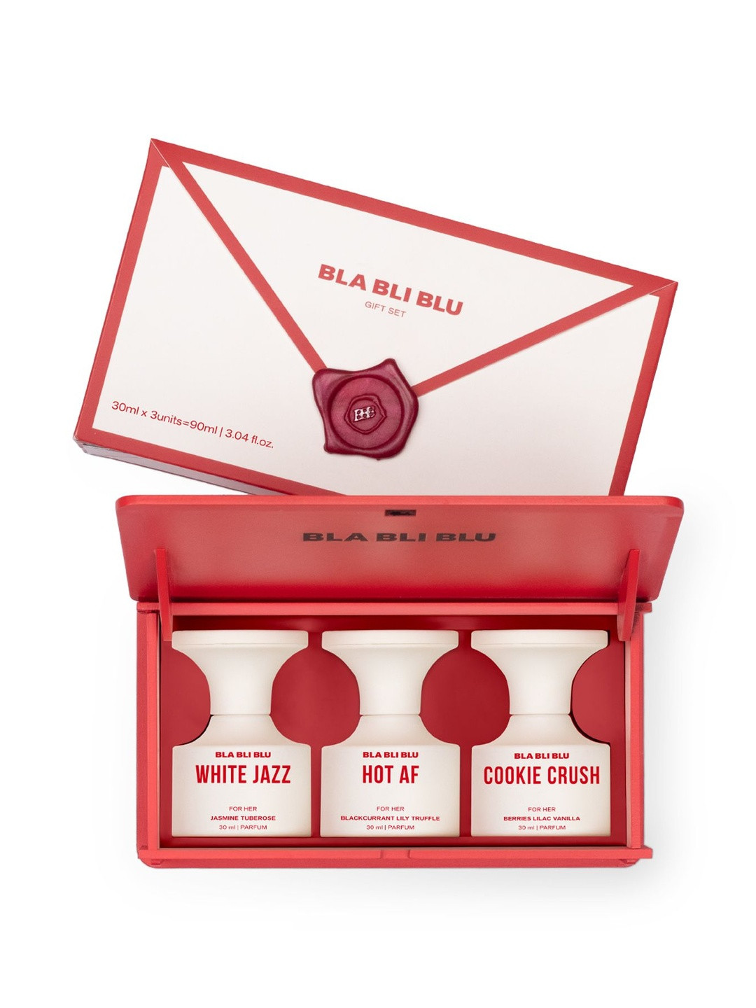 BLA BLI BLU Women Set Of 3 White Jazz, Hot Af & Cookie Crush Eau De Parfum - 30ml Each