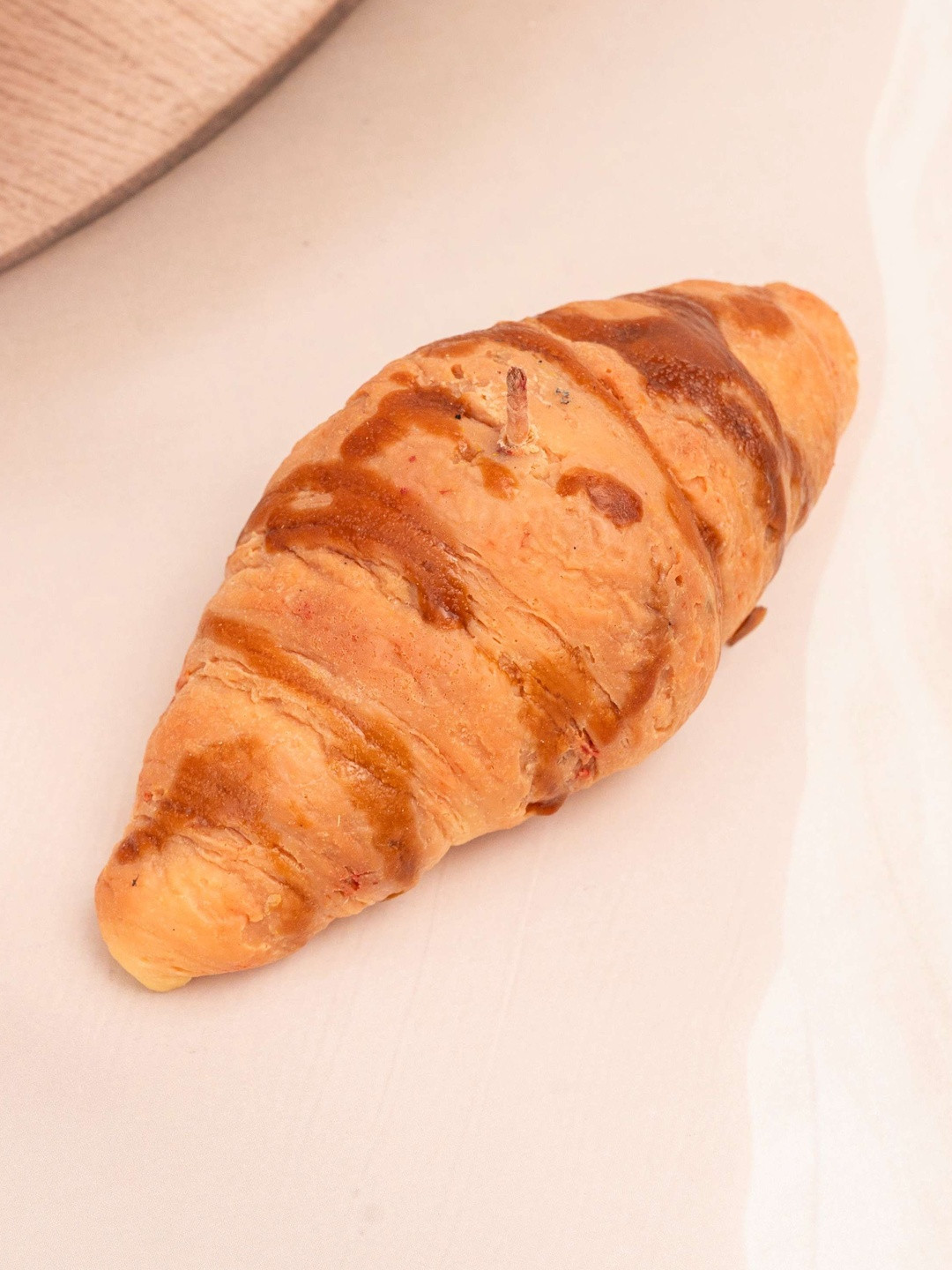 gabrunaari Brown Croissant Candle