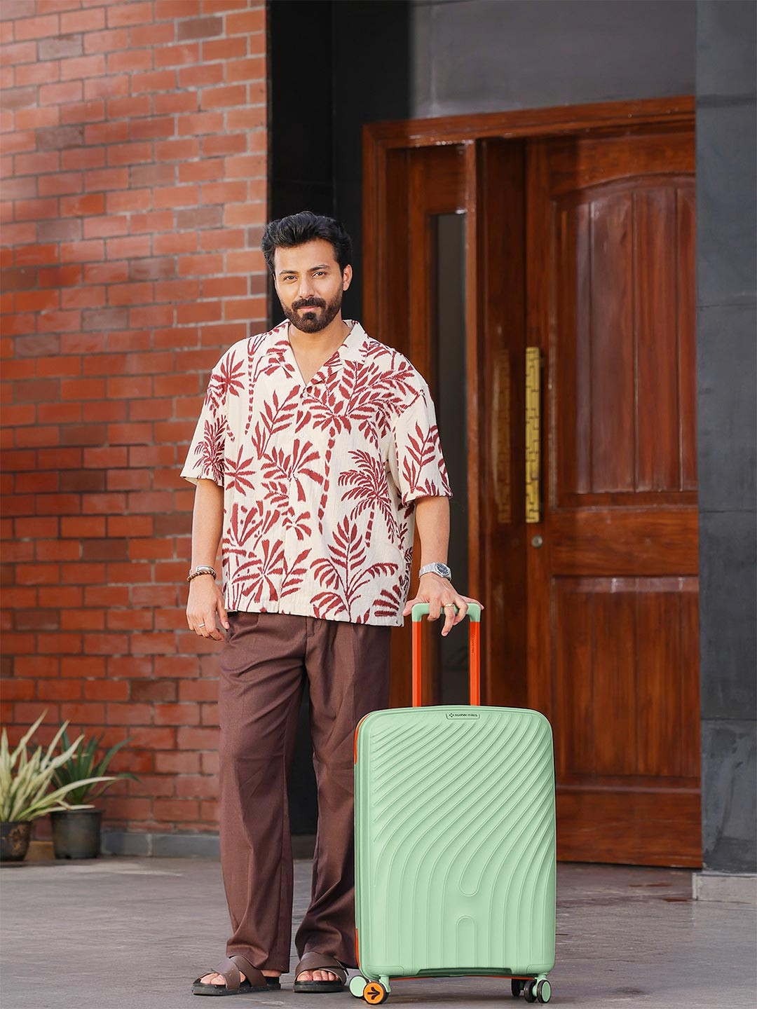 Nasher Miles Capri Hard-Sided Polypropylene Check-inTrolley Bag