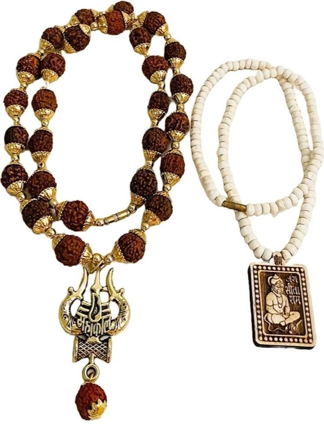 Malas Collection Unisex Gold-Plated Handcrafted Necklace