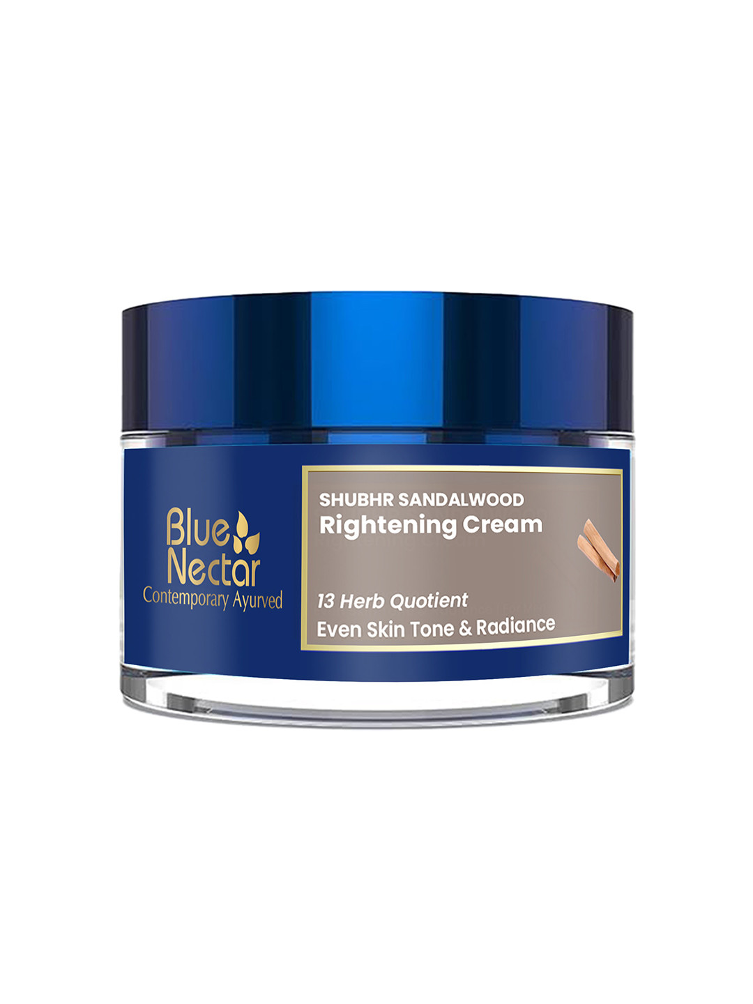 Blue Nectar Sandalwood Skin Brightening & Moisturising Day Cream For Even Skin Tone - 50g