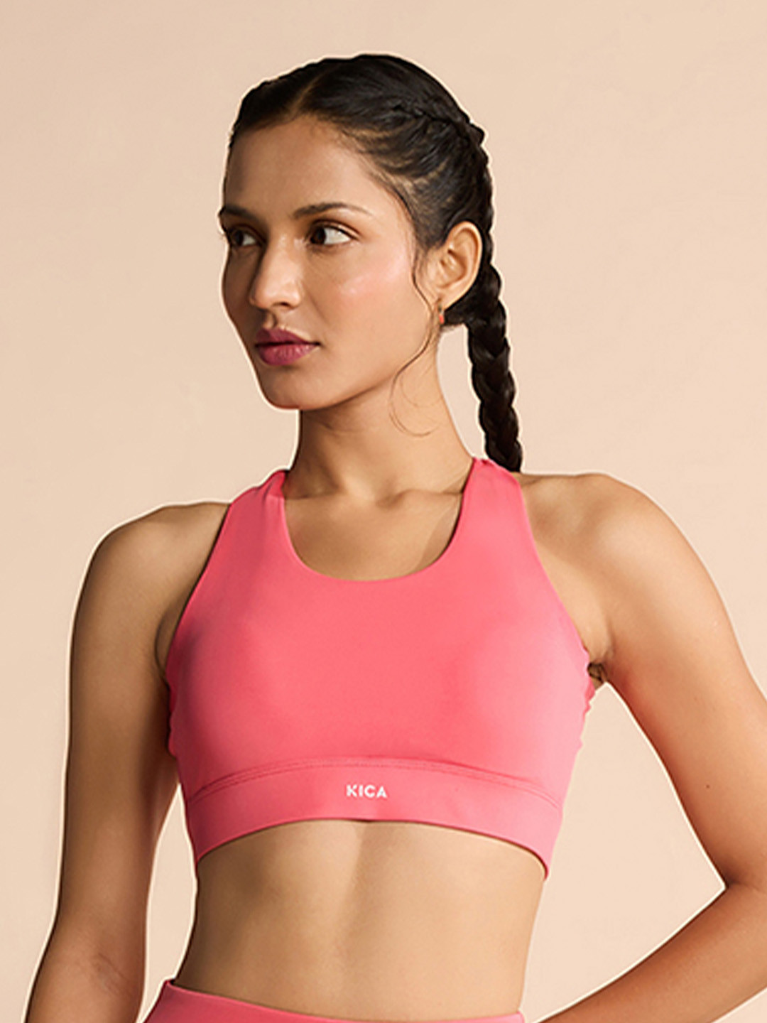 KICA Women Workout Cut and Sew Full Coverage Bra