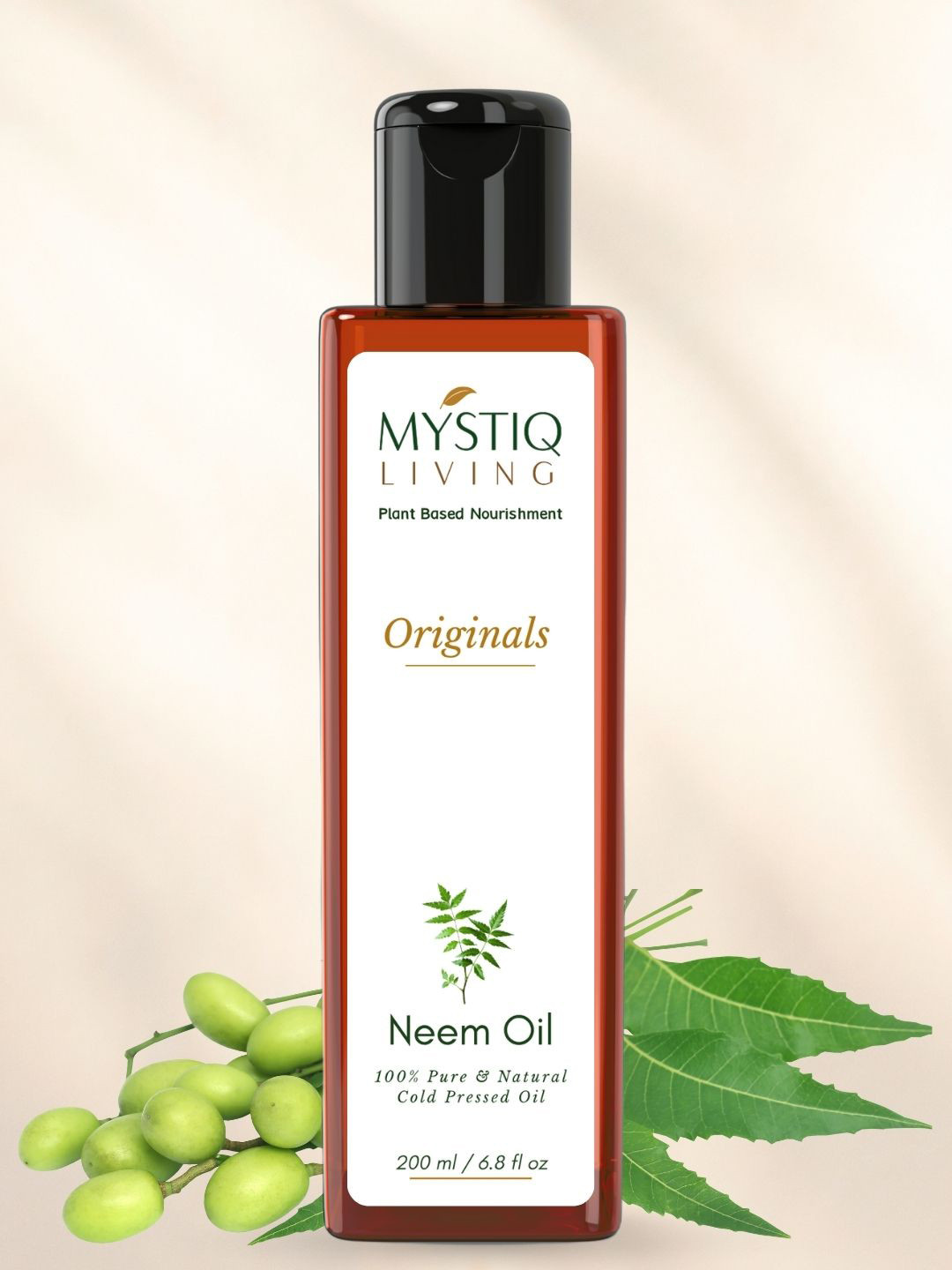 MYSTIQ LIVING Neem Oil For Hair & Skin - 200 ml