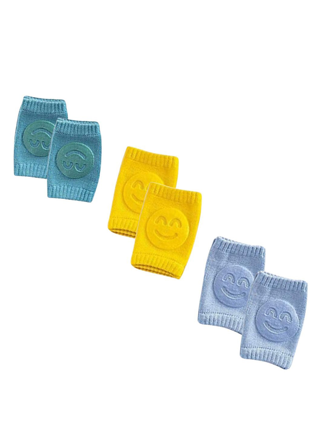 OGIMI- Ohh Give me Pack Of 3 Textured Baby Knee Pads