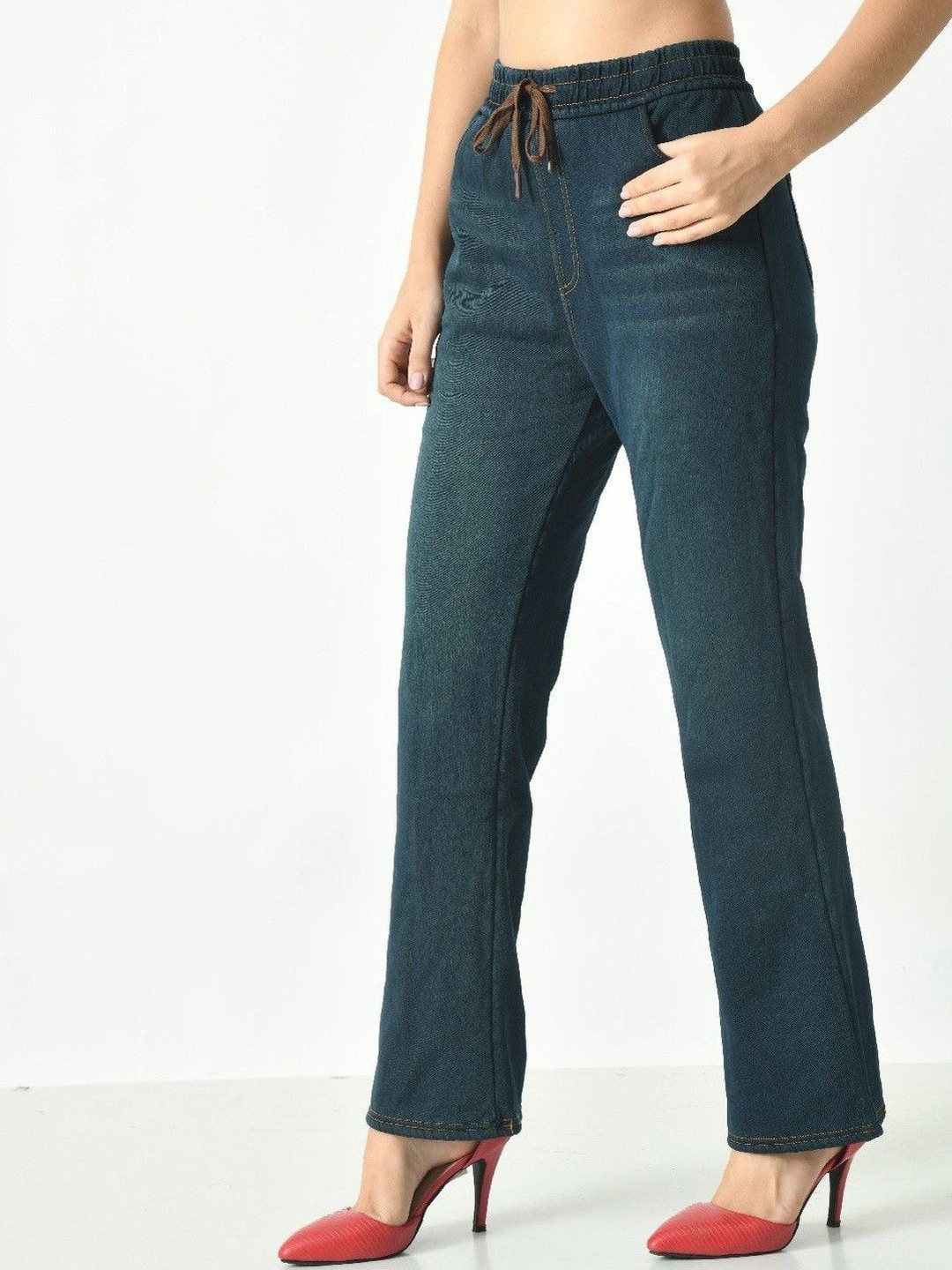 OGIMI- Ohh Give me Women Clean Look Light Fade Thermal Bottoms