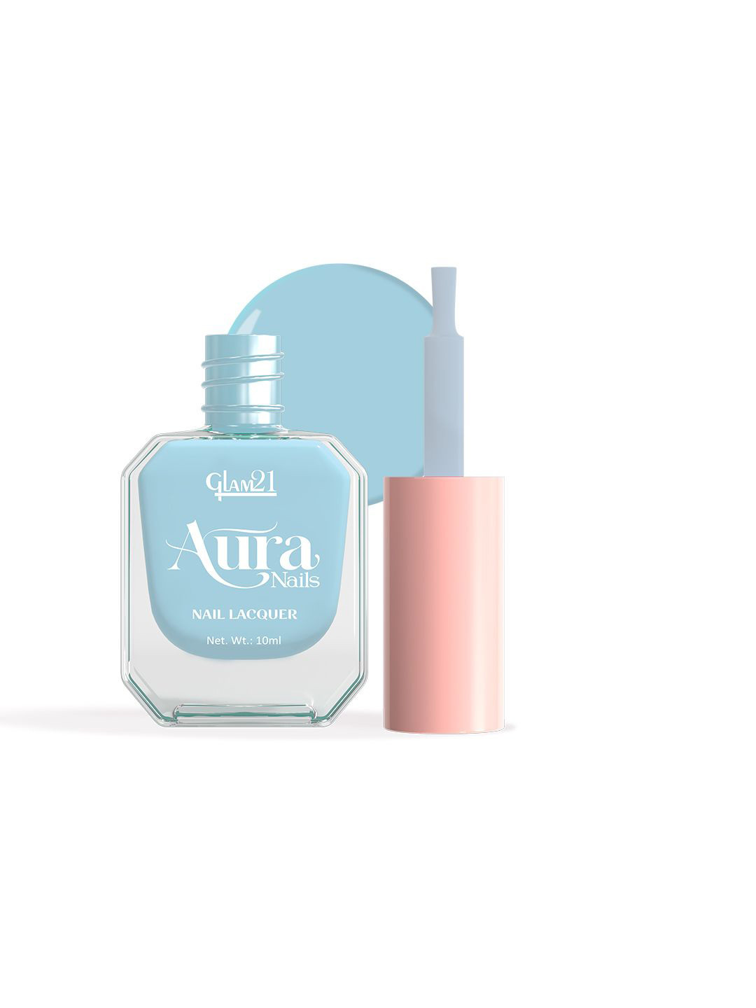 GLAM21 Aura Nails High-Shine Chip-Resistant Nails Lacquer 10 ml - Baby Blue 40