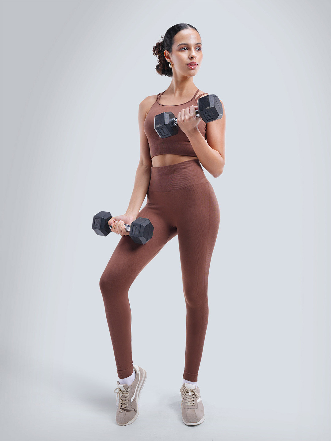 CAVA Women Brunette Sky-Rise Leggings