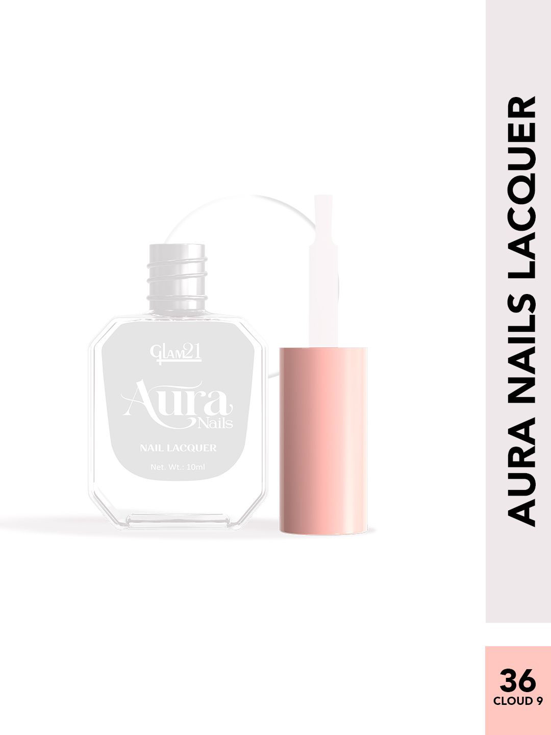 GLAM21 Aura Nails High-Shine Nail Lacquer 10ml - Cloud 9 36