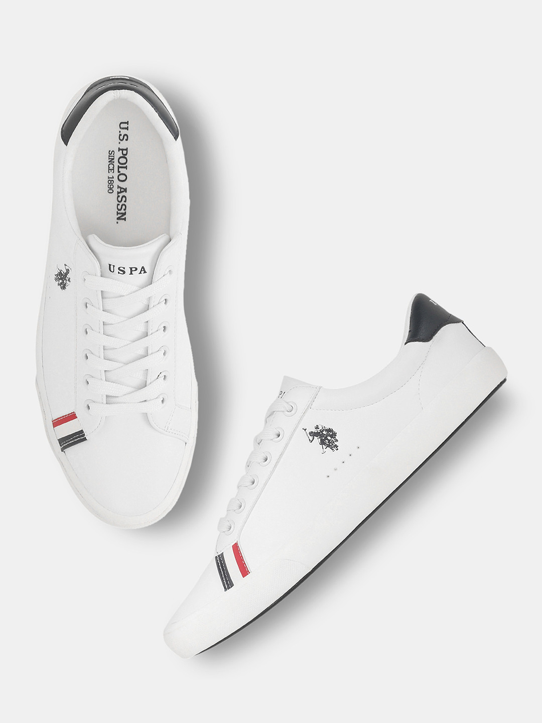 U.S. Polo Assn. Men Aryn 3.0 Colourblocked PU Sneakers