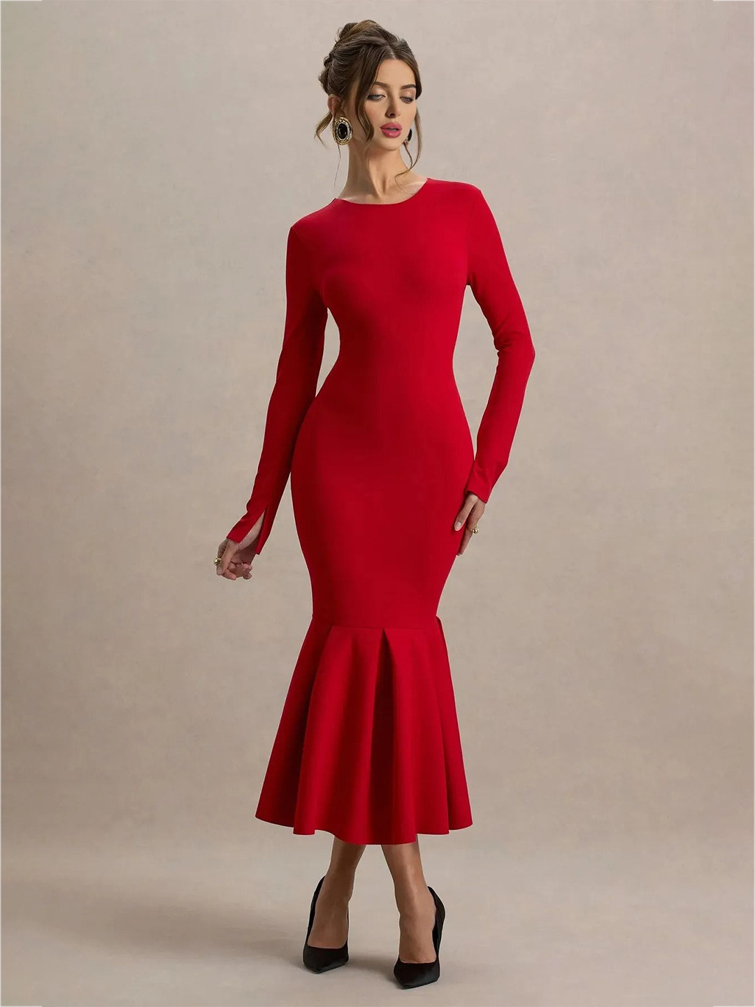 WANQUILA Bodycon Midi Dress