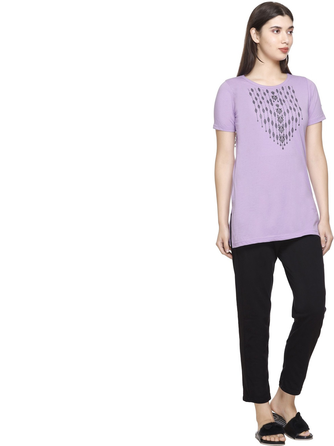 URBE-URBAN EVOLUTION Pack Of 2 Graphic Printed Short Sleeves Cotton T-shirt