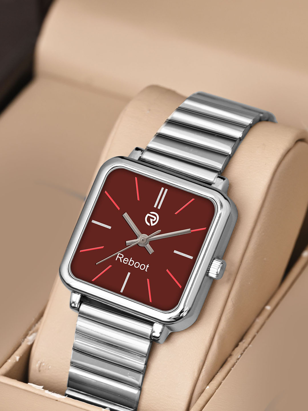 REBOOT Men Dial & Stainless Steel Straps Watch