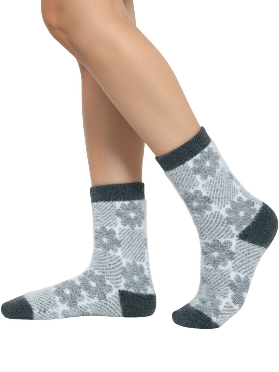 Cdeck Women Patterned Pure Wool Socks