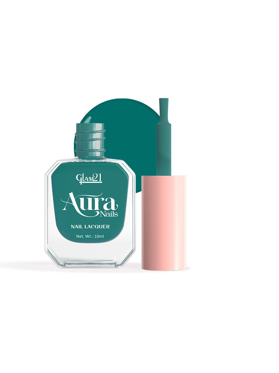 GLAM21 Aura Nails High-Shine Nail Lacquer 10ml - Touch of Blue 10