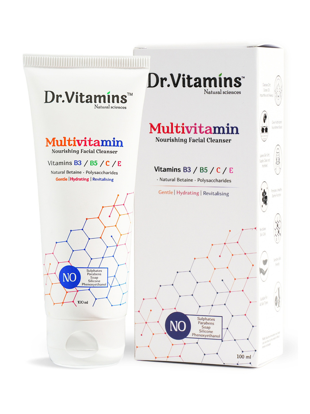 Dr. Vitamins Multivitamin Nourishing Facial Cleanser- 100 ml