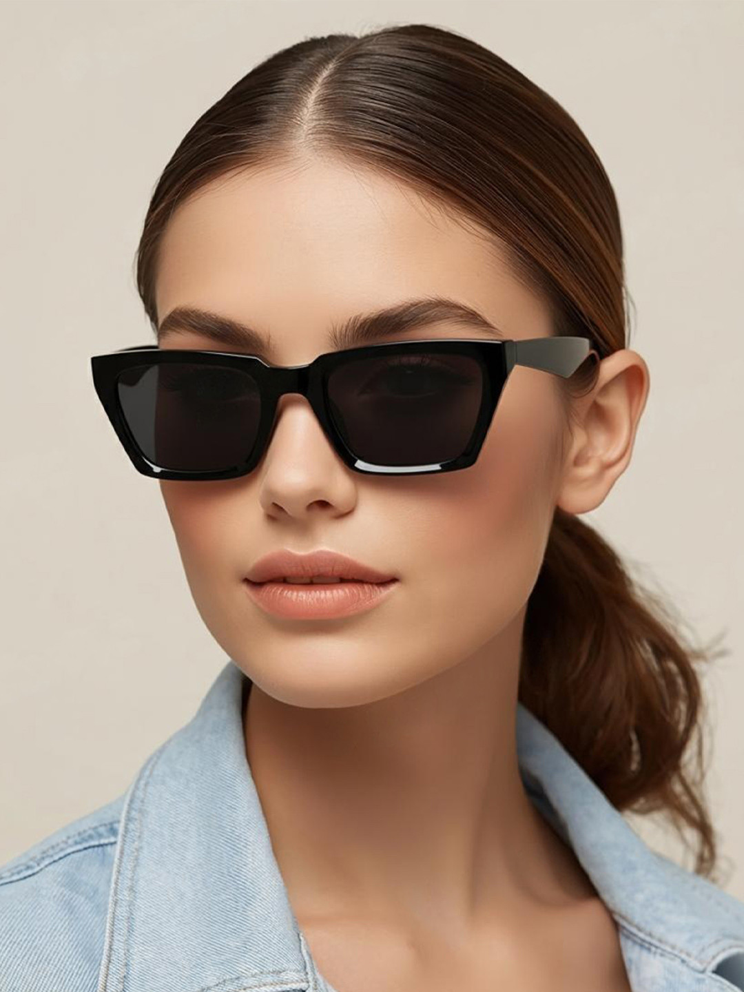 RORCE Unisex UV Protected Lens Full Rim Oval Cateye Sunglasses