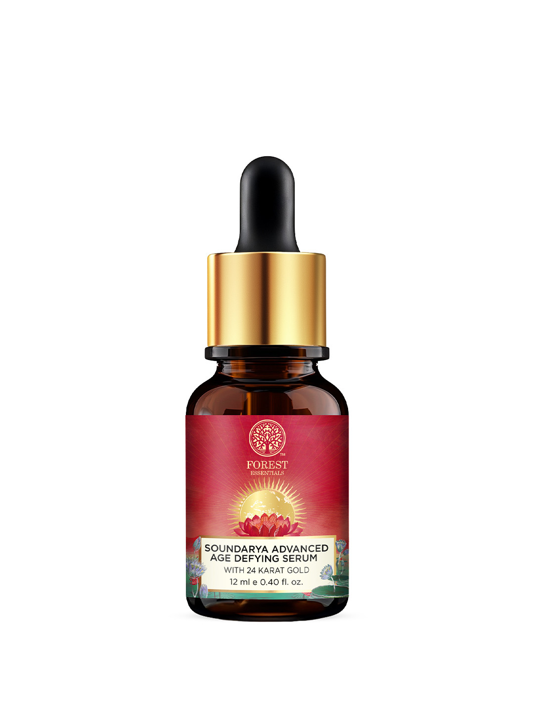 Forest Essentials Advanced Soundarya Age-Defying Facial Serum with 24K Gold - 12ml