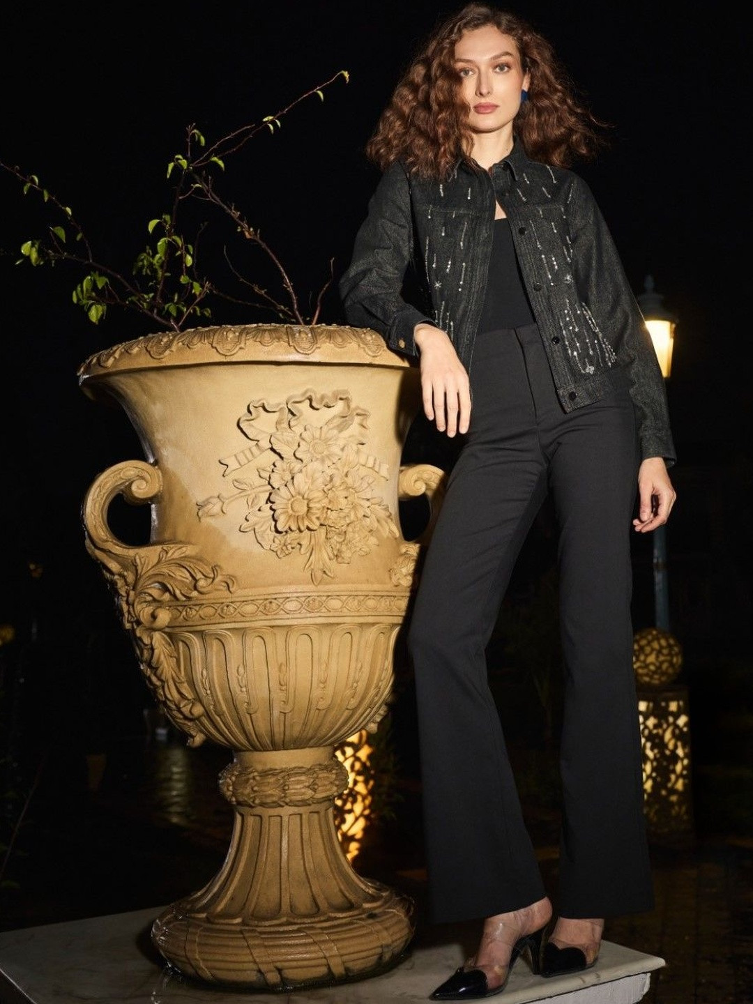 Style Island Women Lightweight Denim Jacket