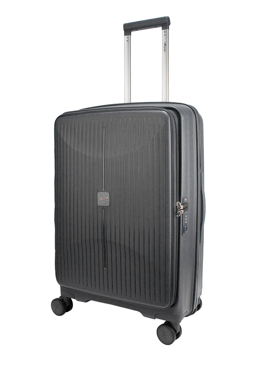 F Gear Myton Medium Front Opening Hard Sided Trolley Suitcase