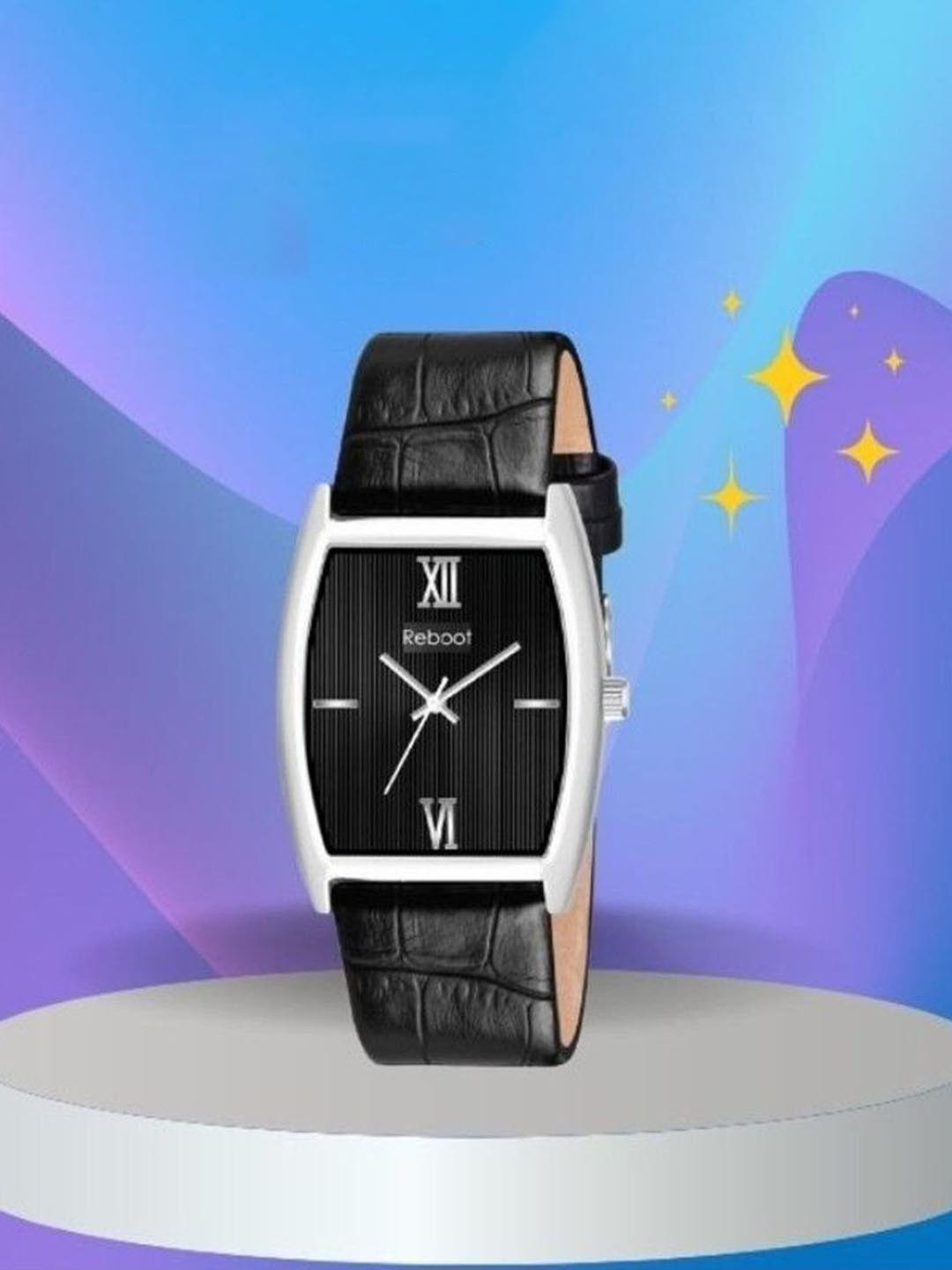 REBOOT Men Dial & Stainless Steel Bracelet Style Straps Analogue Watch sh_NEW90-111 SLIM