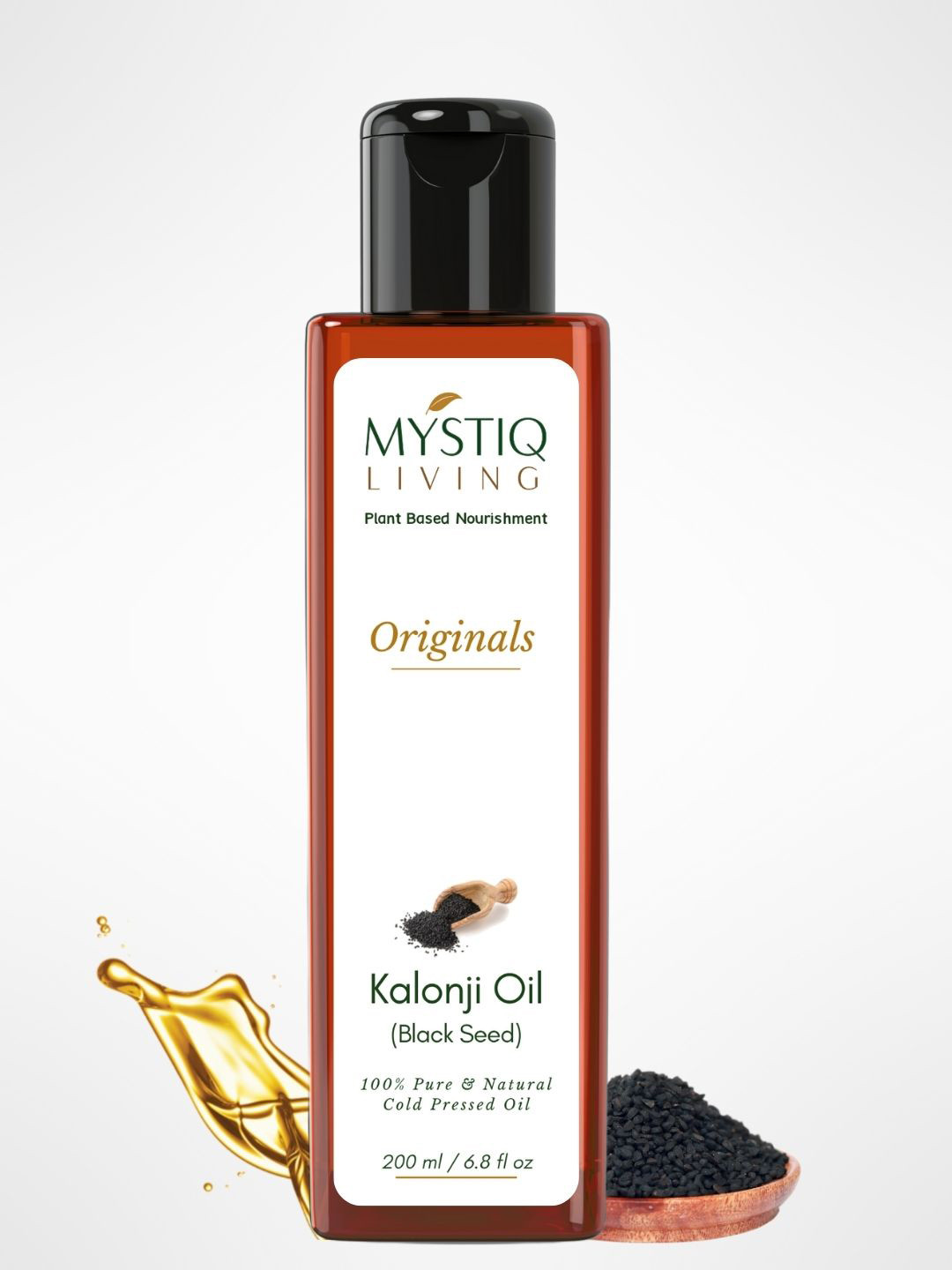 MYSTIQ LIVING Black Seed Kalonji Oil For Hair - 200ml