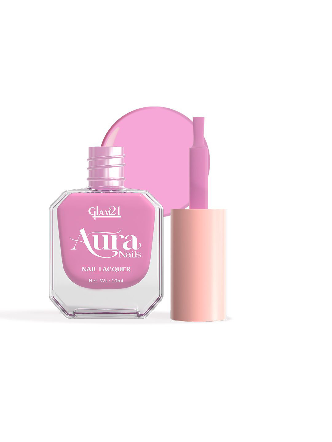 GLAM21 Aura Nails High-Shine Chip-Resistant Nails Lacquer 10 ml - Marshmellow Mix 06