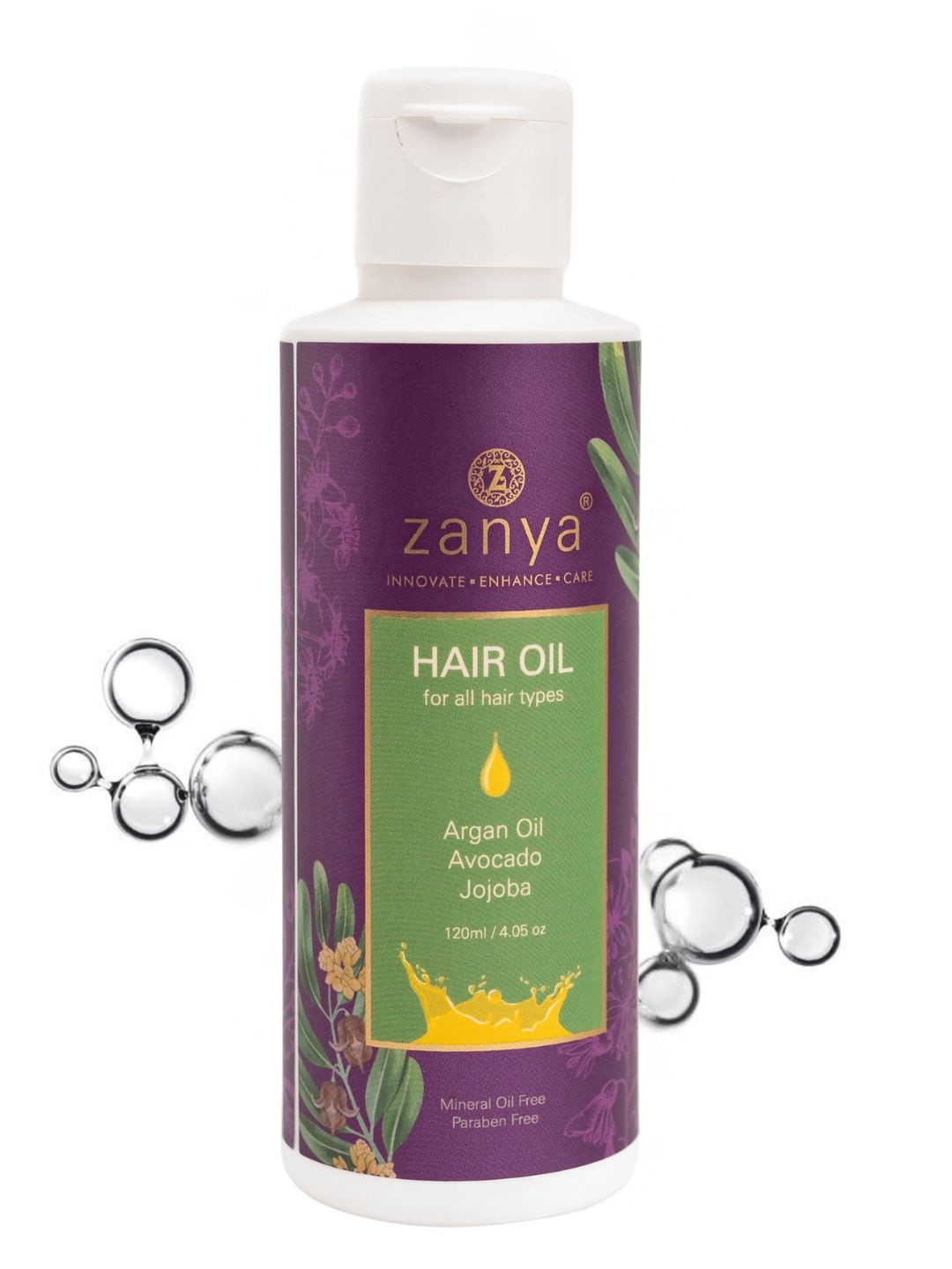 Zanya Non-Sticky Hair Oil For Dry & Itchy Scalp - 120 ml