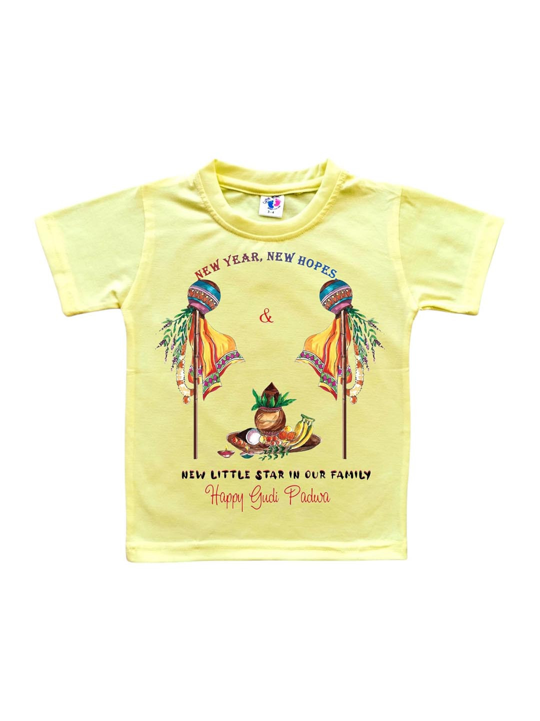 Cute Pals Kids Graphic Printed Round Neck Short Sleeves Regular Fit T-shirt