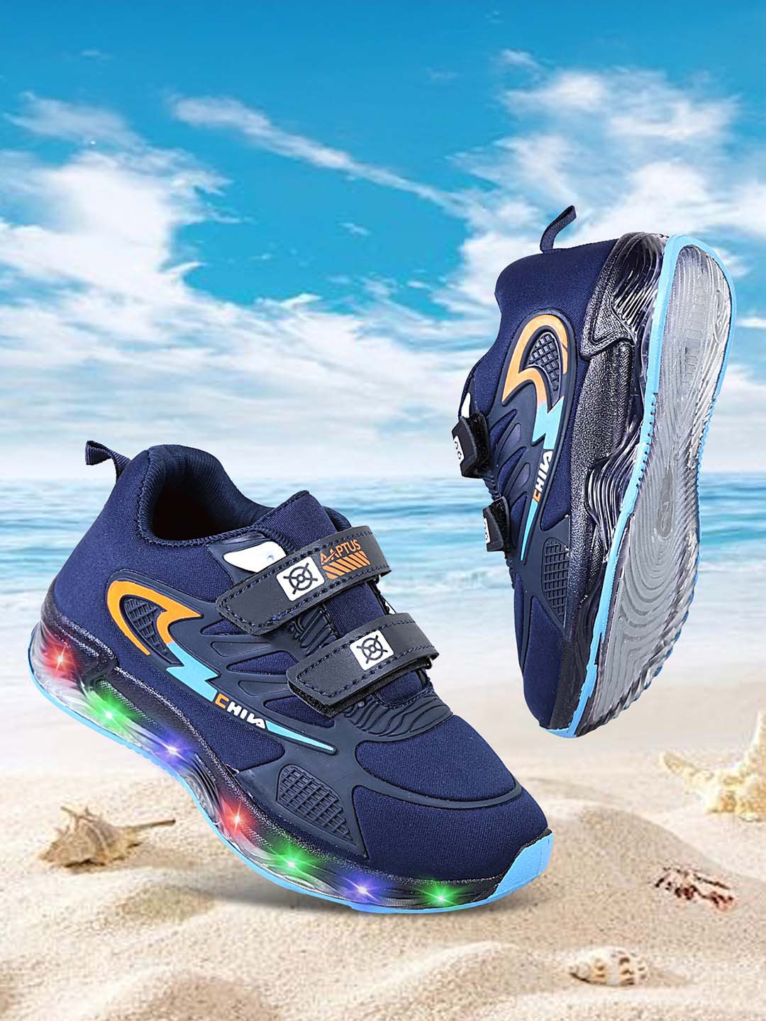 MUKUNDU Kids Colourblocked Slip-On Sneakers