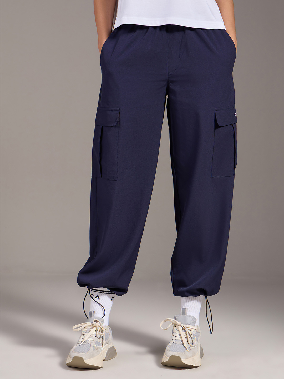 KICA Women Dry Fit High Waist Cargo Pants With Pockets