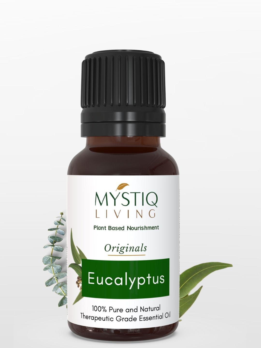 MYSTIQ LIVING 100% Pure & Natural Eucalyptus Essential Oil For Hair & Skin - 15ml