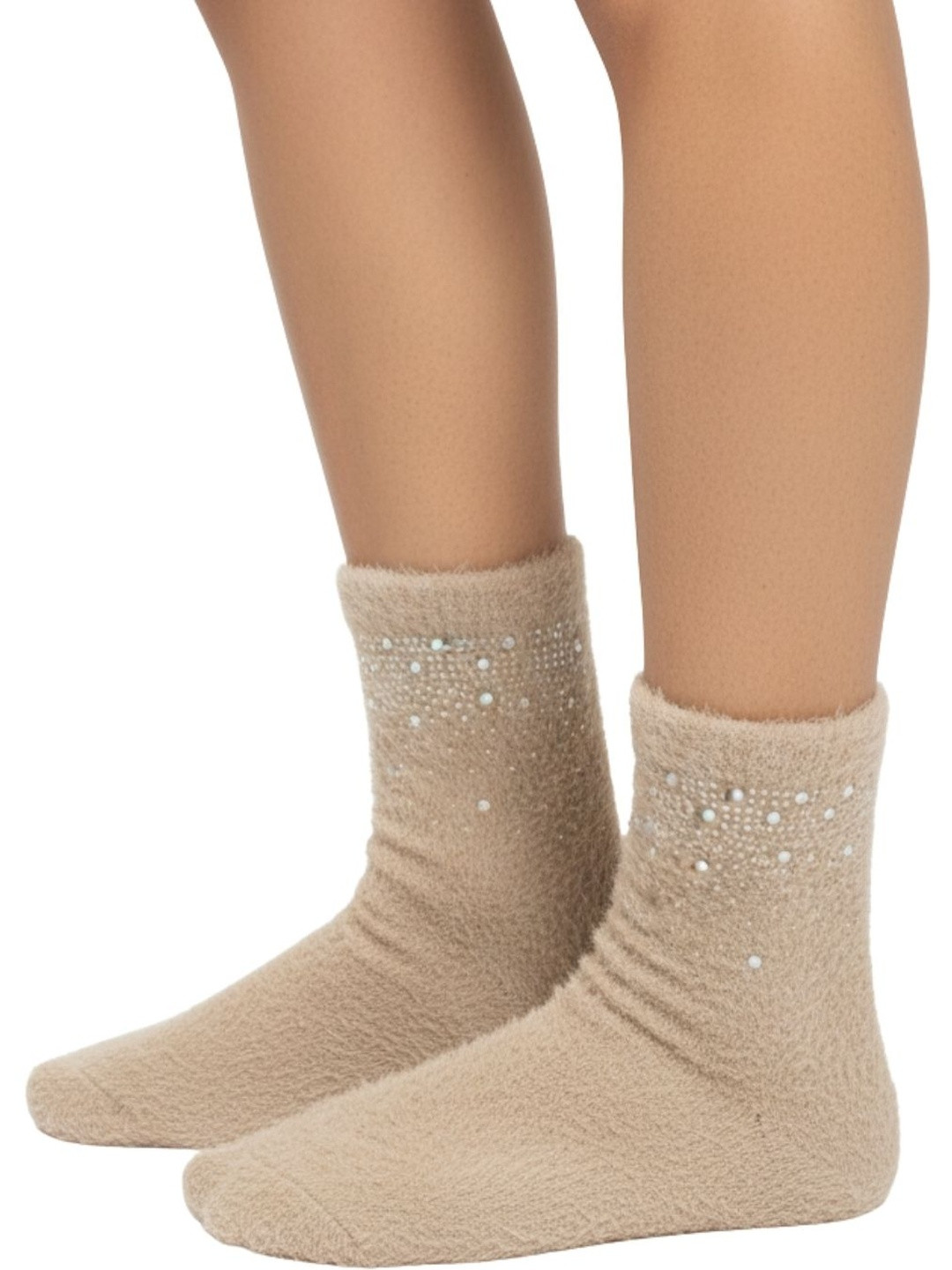 Cdeck Women & Girls Embellished Pure Wool Calf-Length Socks