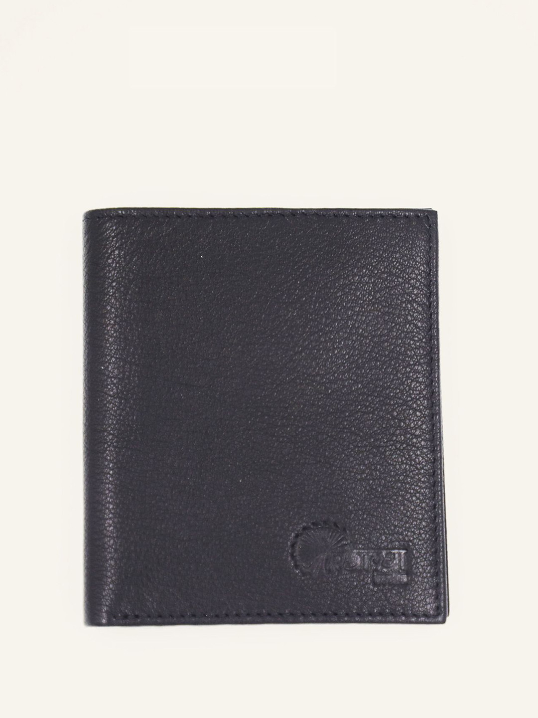 KARGHA INDIA Unisex Leather Manush Sleek Textured Two Fold Wallet