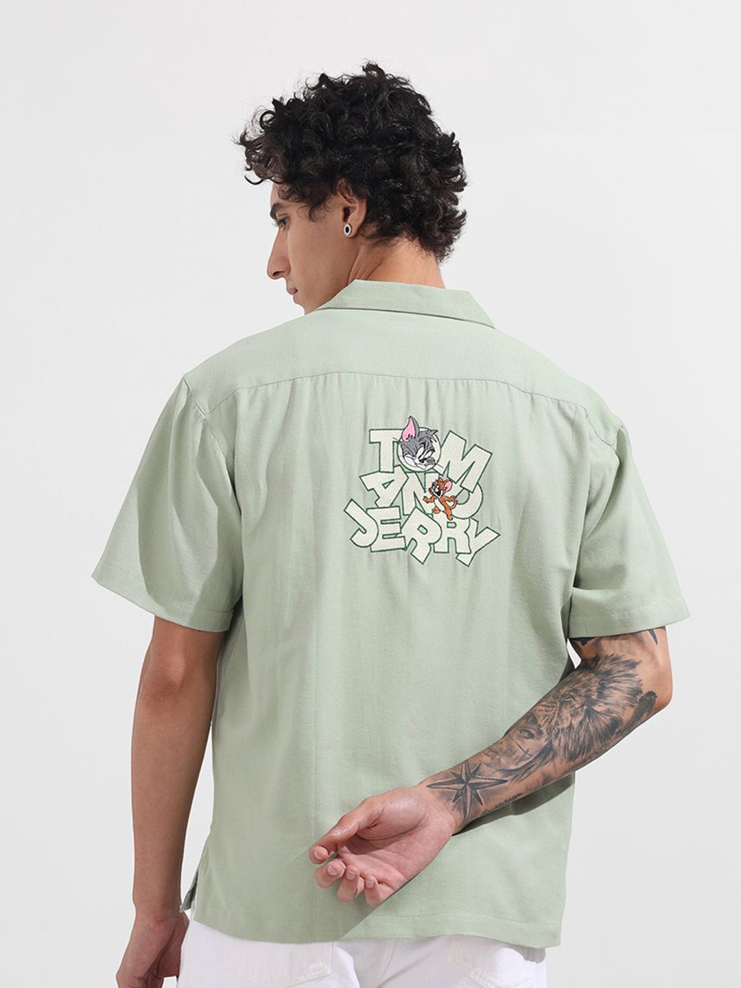 The Indian Garage Co Men Printed Casual Shirt