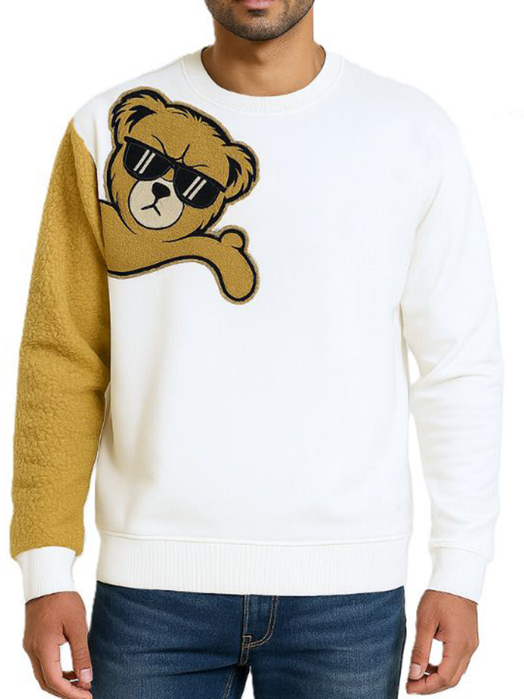 Try This Men Garden Sheru Printed Pullover Sweatshirt