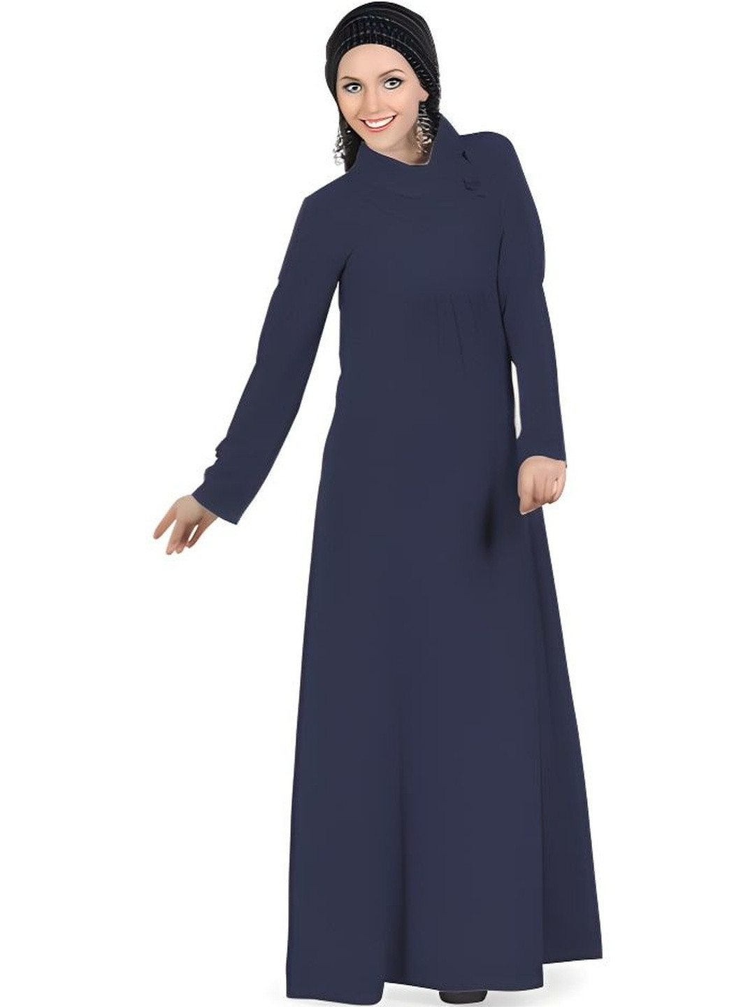 MOMIN LIBAS Shrug Collar Abaya & Burqa