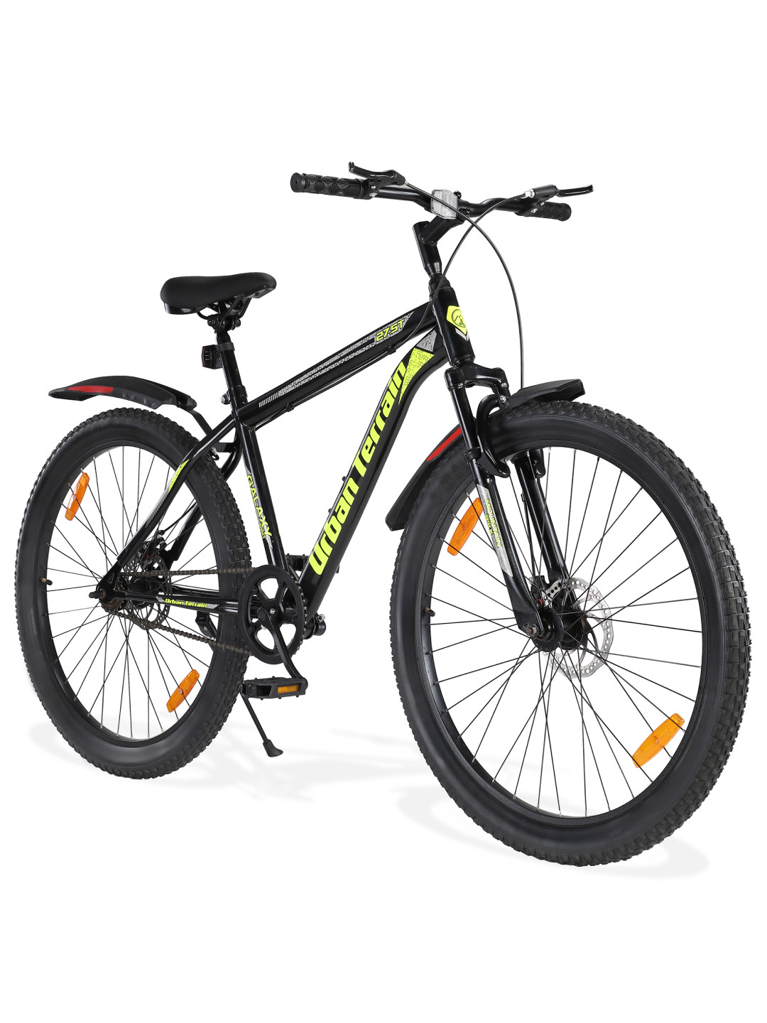URBAN TERRAIN Galaxy Pro Steel 27.5T Single Speed Mountain Bike